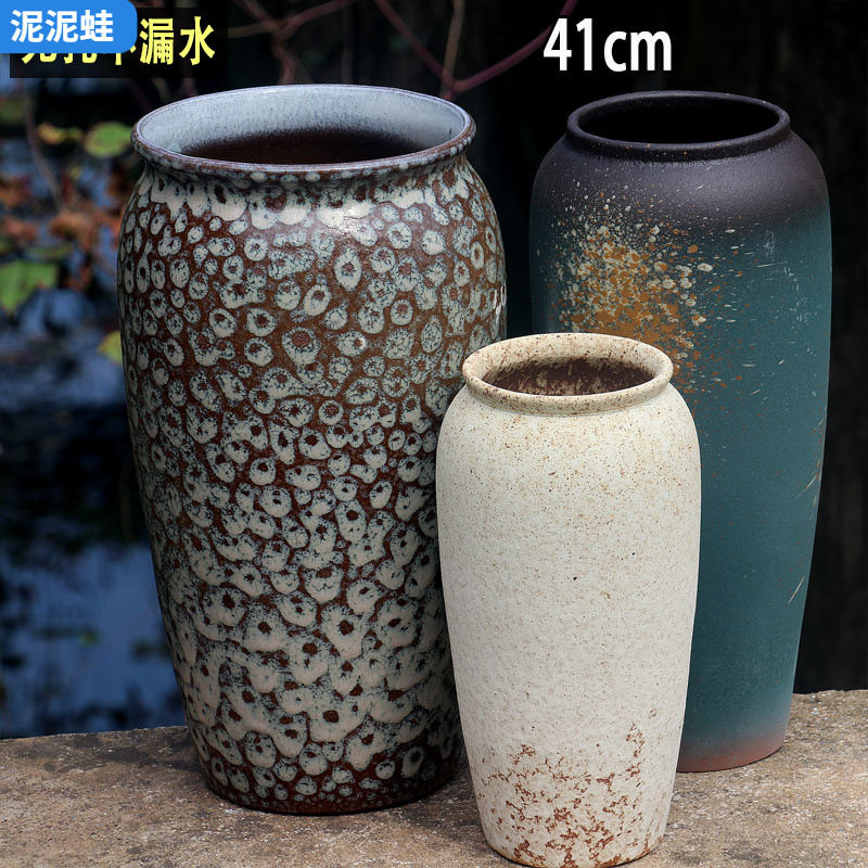 复古陶瓷无孔水培花盆