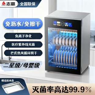 消毒柜不锈钢热风烘干免沥水家用小型碗筷茶杯消毒碗柜 CHIGO志高