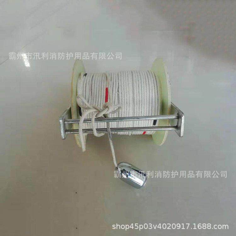 配电操作电力丈量绳蚕丝测量绳50米防潮测距绳场地钢丝芯测量绳