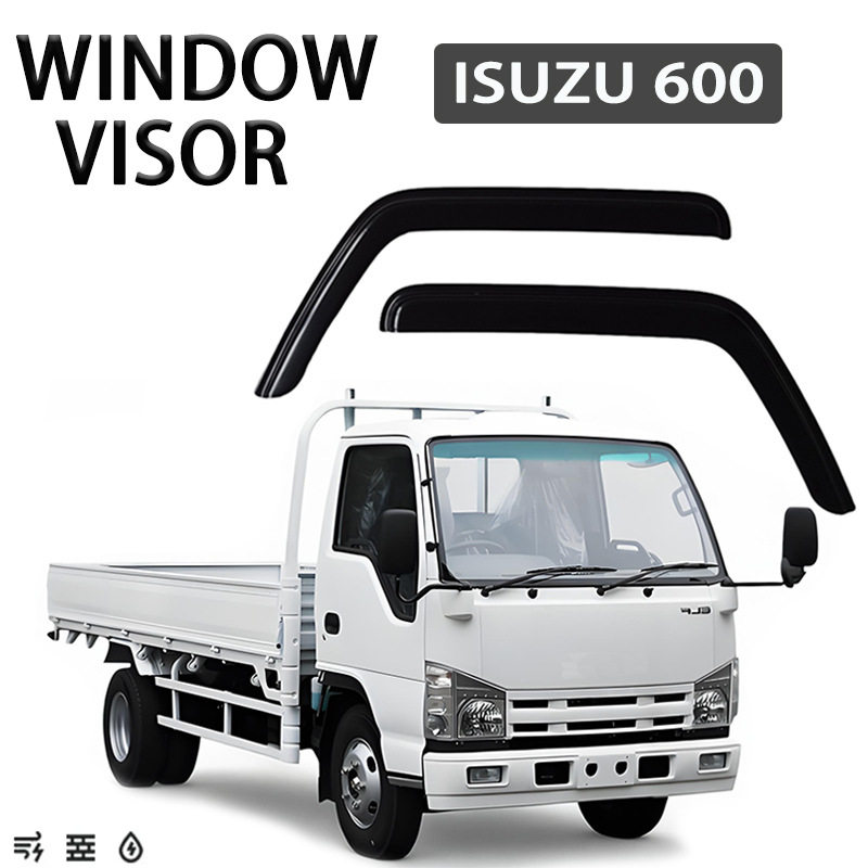 适用于ISUZU600五十铃晴雨挡雨眉遮雨档黑武士Windowvisor
