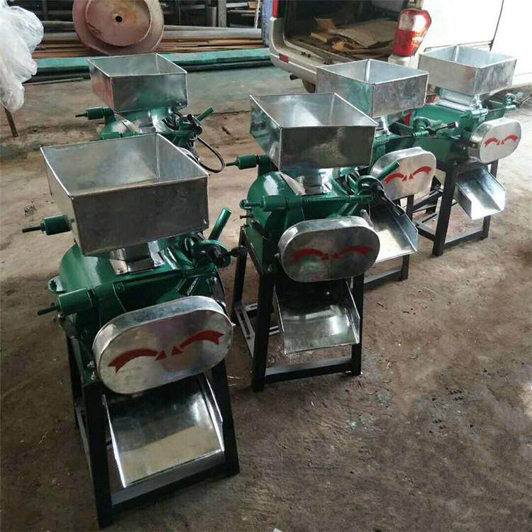 家用小型压扁机豆扁成型机大豆小麦粮食挤扁机