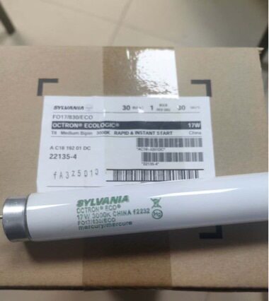SYLVANIA喜万年FO17/830/ECO，FO25/830/ECO对色灯管17W功率25W