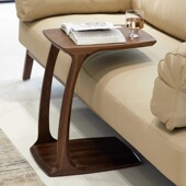 中古风角几小方桌简约小茶几意式 沙发边几轻奢边桌实木边角桌子