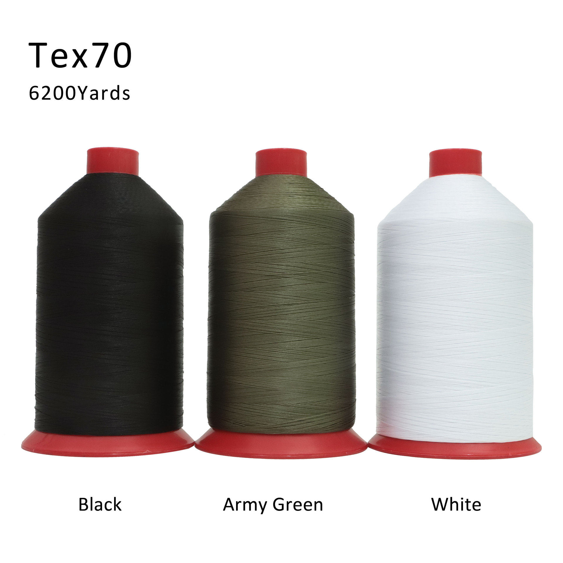 V69尼龙66邦迪线TEX70一磅高强力皮革缝纫线BONDEDNYLON210D/3