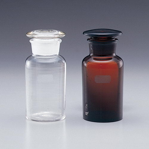 磨口玻璃瓶 茶色 广口 ASONE 1-4392 2