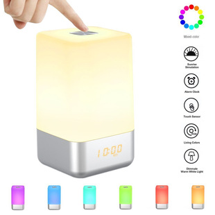 模拟日出日落自然唤醒灯定时起床叫醒夜灯伴睡灯光唤醒闹钟学生用