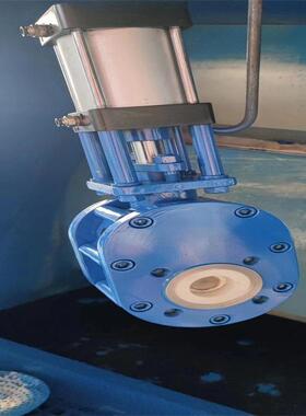 Z644TC-10CDN150气动铸钢陶瓷双闸板