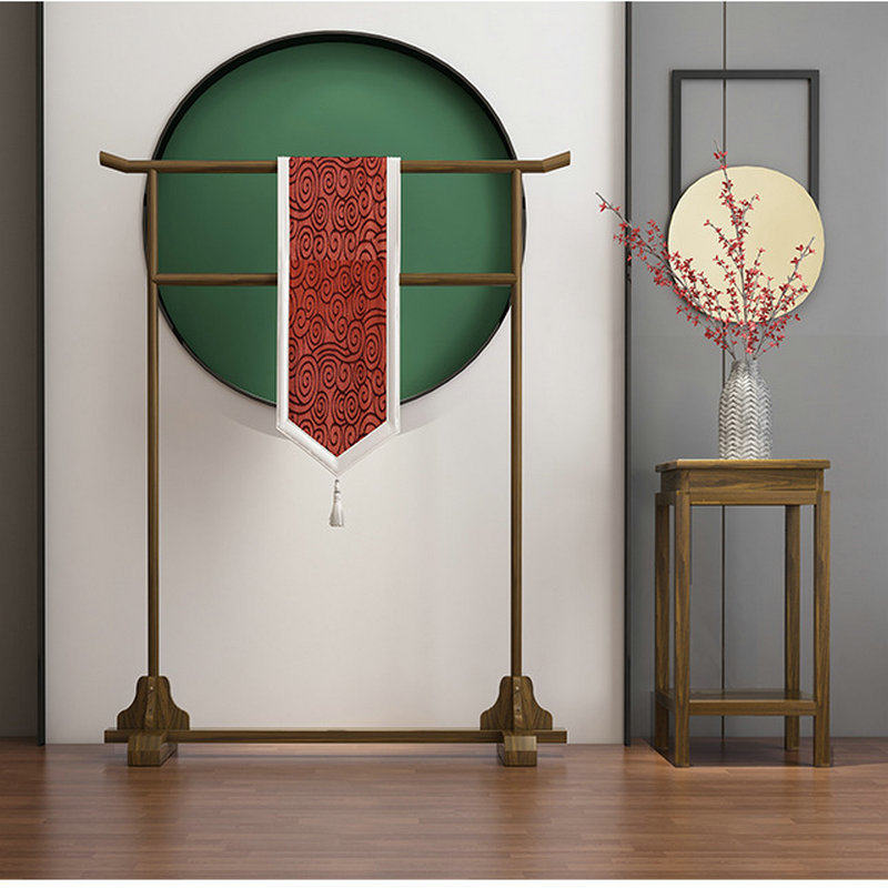 落地新中式挂衣架实木家用衣架简易落地挂衣架胡桃色置物架衣帽架,电子元器件市场,电线扎带/束线带,淘宝优惠券,粉丝福利购,淘宝优惠卷