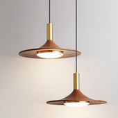 跨境北欧餐厅吊灯简约飞碟创意吧台民宿卧室奶油风日式 餐桌灯极简