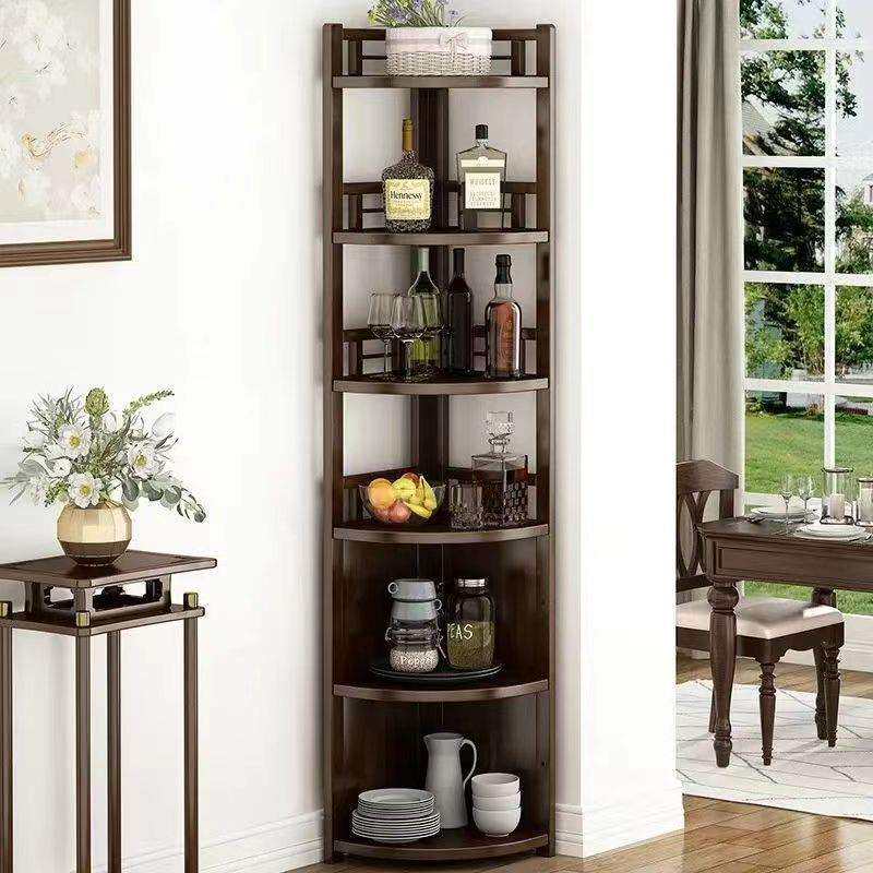 角柜转角柜拐角置物架角落三角柜客厅墙角收纳柜边角实木酒柜边柜