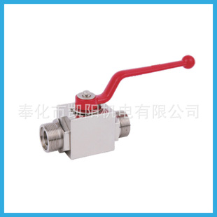 40WL 高压手动液压球阀 QJH 球芯截止阀 宁波球阀直销 螺纹式