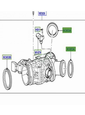LR008353 JDE8801 4S7Q9D634AC JD61643 4S7Q9E936AA 1316152