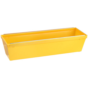 12寸塑料油灰槽黄色 油漆泥瓦水泥槽 塑料油灰槽 ABS材质