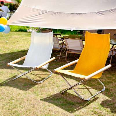 阳台休闲椅折叠沙发椅午休客厅设计师懒人日式单人帆布躺椅靠背椅