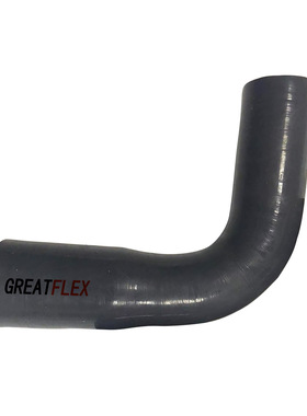 GREATFLEX灰色汽车90度弯变径硅胶管发动机进气管ER90包邮