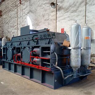 对辊破碎机石英石粉碎设备叶腊石细碎机碳粉双棍挤压粉碎机
