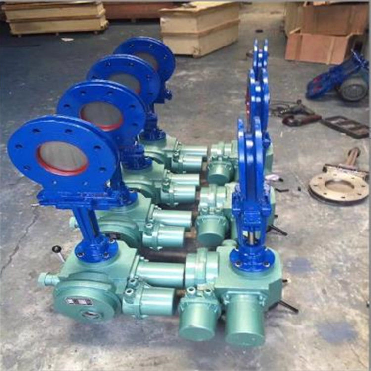 PZ973H-10C 电动明杆刀型闸阀 普通开关隔爆型多回转电动装置