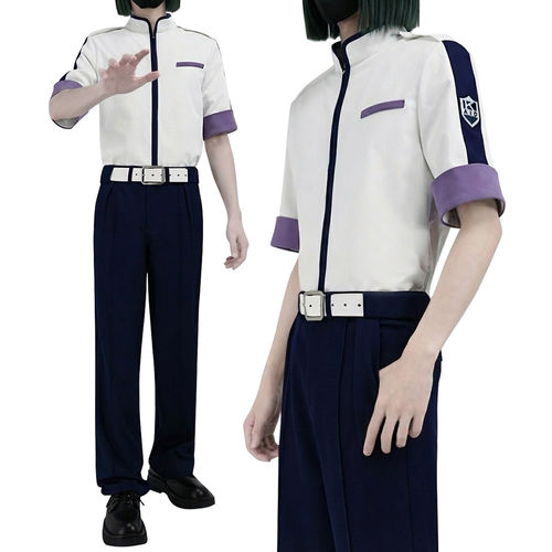 HOLOUN小欧家棋魂c服塔矢亮cos海王校服常服面料短袖全套