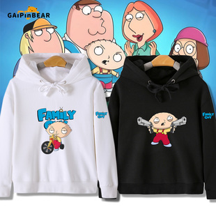 美剧恶搞之家衣服盖酷家族星战周边连帽卫衣春秋童装帽衫外套上衣