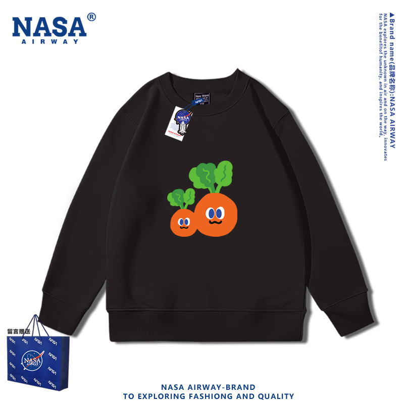 NASA AW五月天演唱会萝卜卡通应援周边男女秋冬圆领卫衣加绒上衣