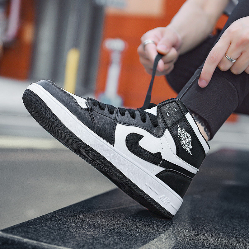 高帮韩版潮流学生板鞋四季情侣学院户外运动鞋拼色时尚系带休闲鞋,流行男鞋,休闲板鞋,淘宝优惠券,粉丝福利购,淘宝优惠卷