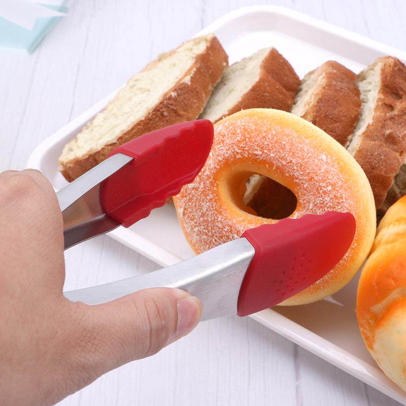 直销新款食品夹不锈钢烧烤夹自助餐厨房防烫面包夹子酒店牛排夹烤