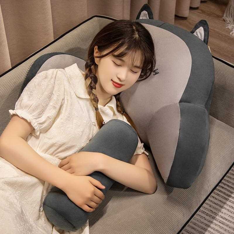 直销新款新款床头靠垫靠枕学生宿舍腰靠可拆洗抱枕防撞床上软包靠