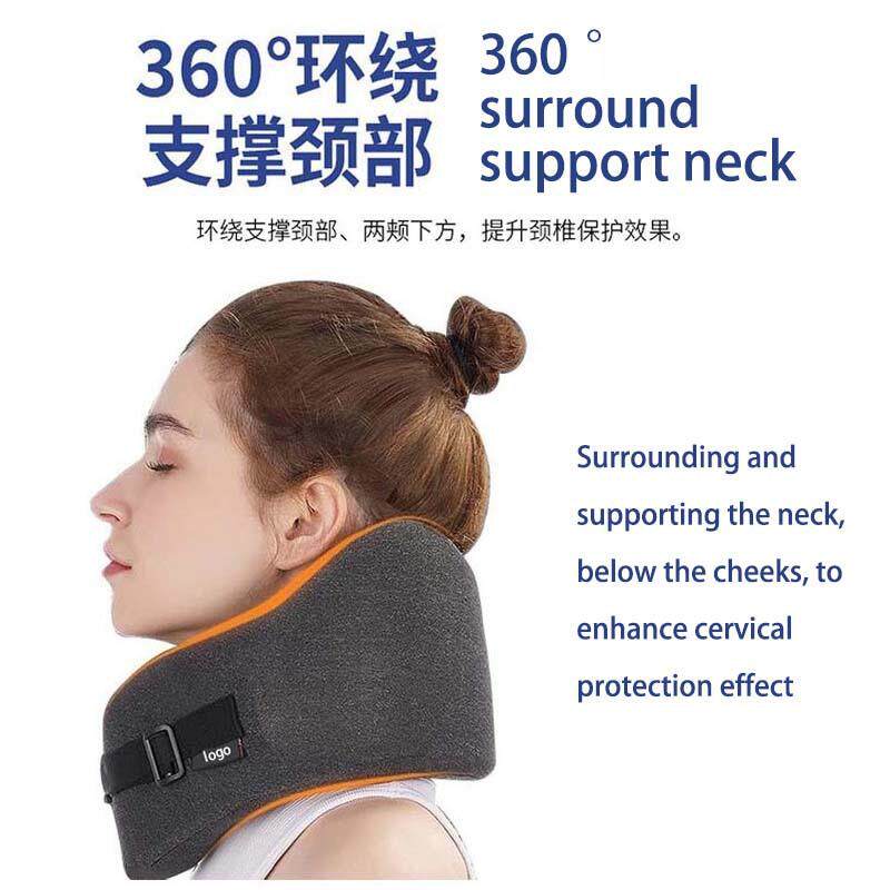 直销新款可收纳u型枕便携记忆棉旅行枕飞机高铁睡眠护颈枕u形枕U