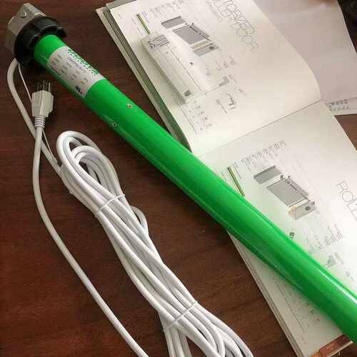 新款直销120V管状电机DM45RM-50 卷帘门 卷闸门电机内置遥控手摇