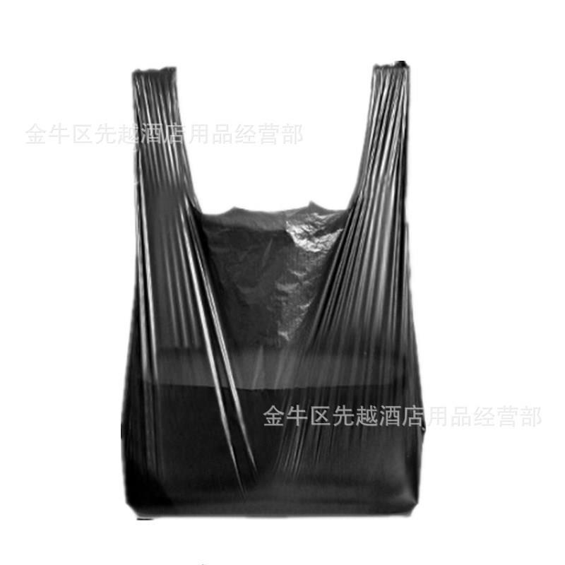 直销新款黑色34 36垃圾袋加厚手提式家用厨房酒店大小号一次性塑