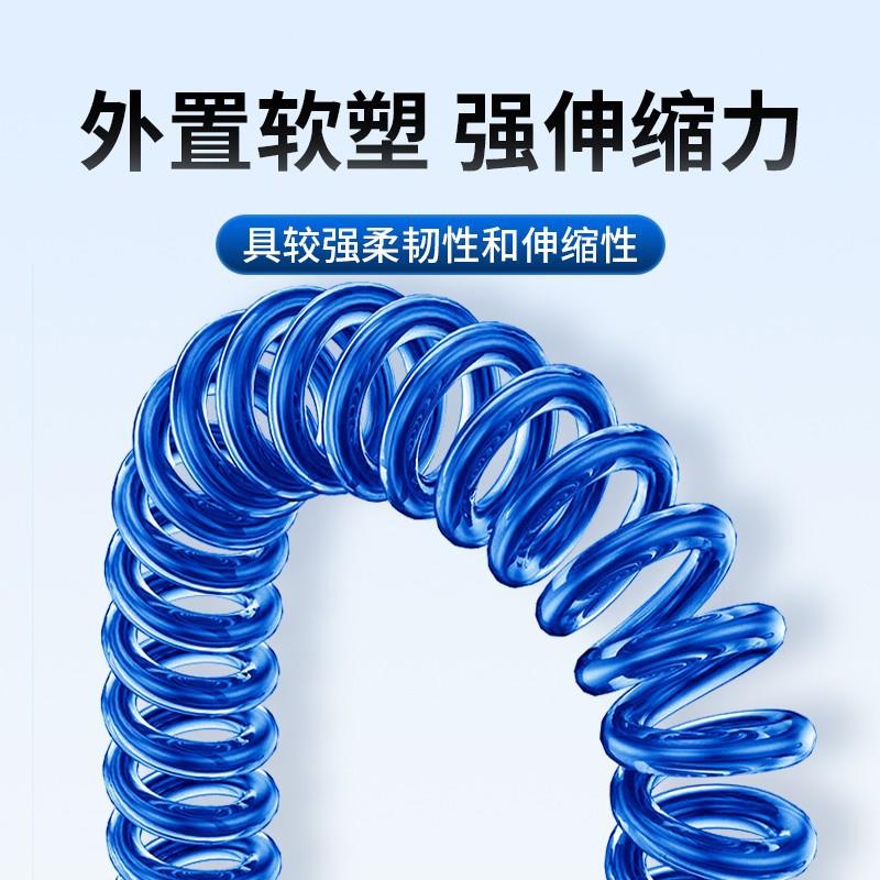 直销新款高弹力失手绳钢丝伸缩式钓鱼竿失手绳护竿绳放竿绳渔具用