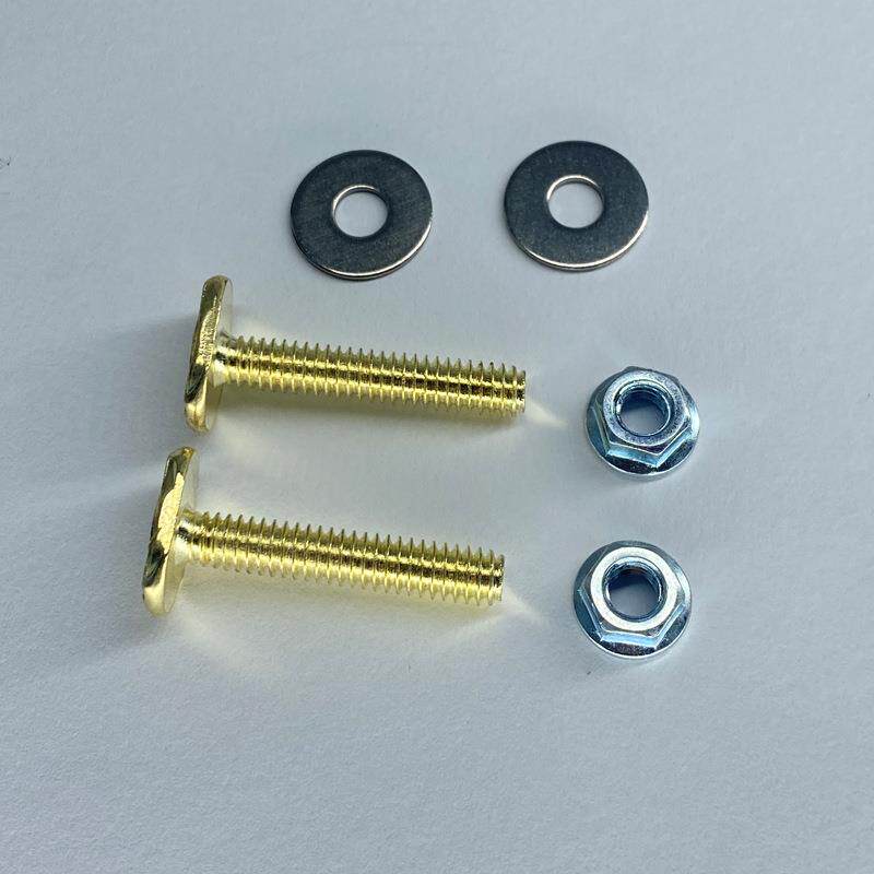 直销新款房车马桶配件水箱通用安装连接锁紧螺栓组铜发泡圈垫片T