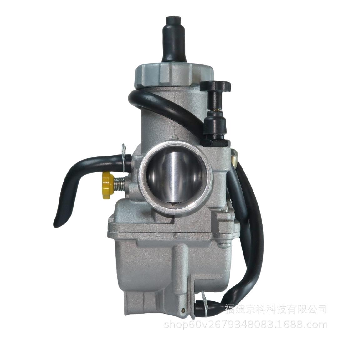 直销新款摩托车PE28化油器适用改装车越野车300CC手动怠速