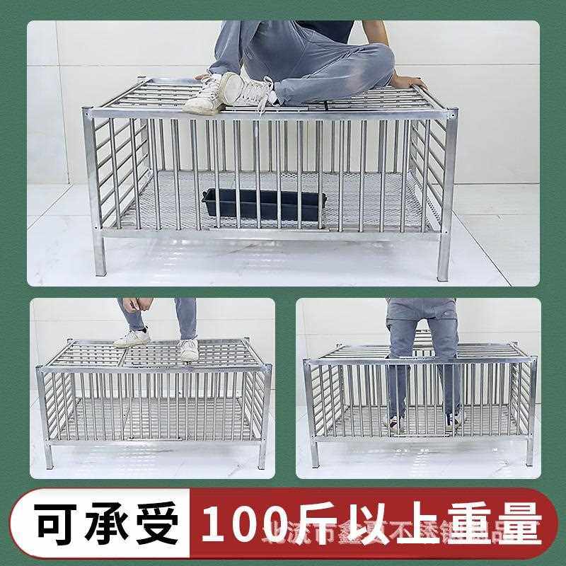 直销新款鸡笼家用不锈钢室内方管养殖笼大号加粗狗窝鸡窝鸡舍鸭笼
