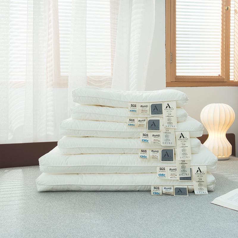 直销新款可水洗全棉儿童枕芯婴幼儿A类无荧光纯棉枕头 小学生低枕