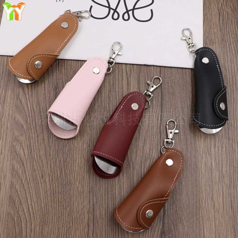 直销新款便捷折叠式不锈钢鞋拔钥匙扣懒人鞋拔提鞋器老人孕妇免弯