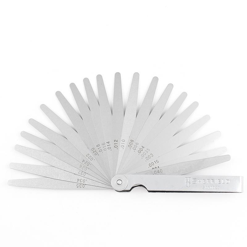 直销新款塞尺不锈钢 高精度间隙尺塞规塞尺0.03-1.0mm厚薄规v塞规