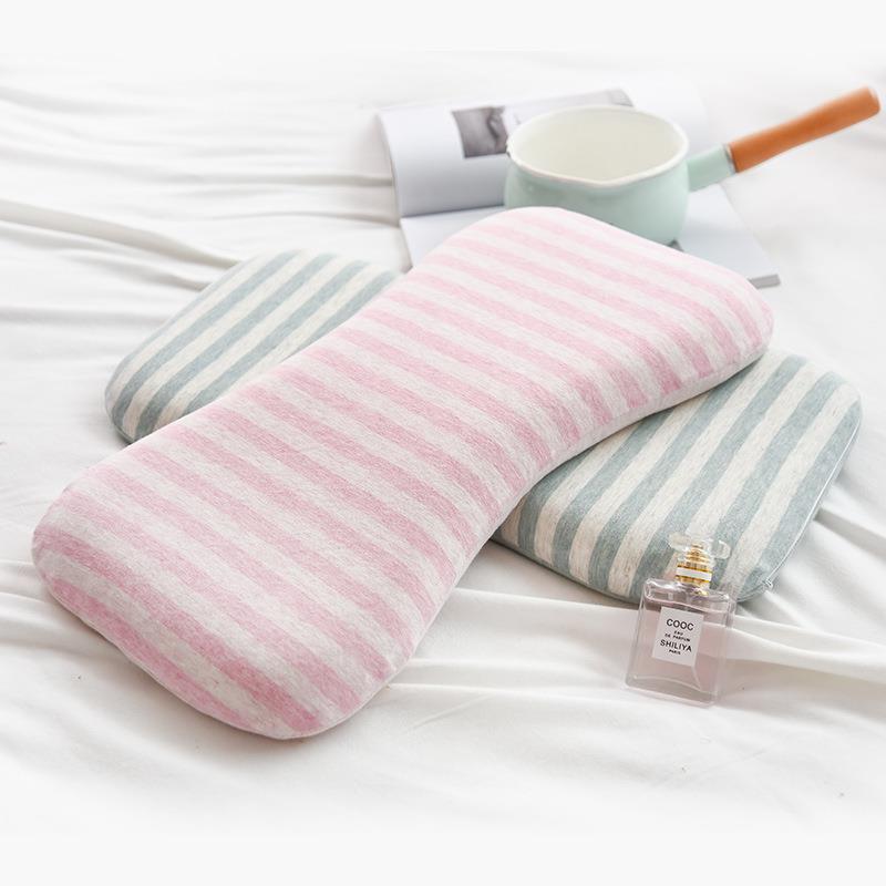 直销新款枕头0-6岁双层蝶形儿童记忆枕天竺棉枕套慢回弹护颈枕芯