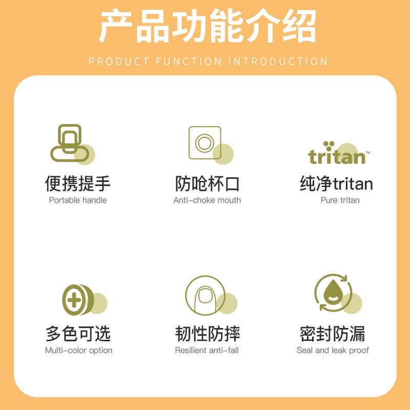 直销新款卡通夏季儿童塑料水杯草莓熊卡通杯子大容量小学生便携随