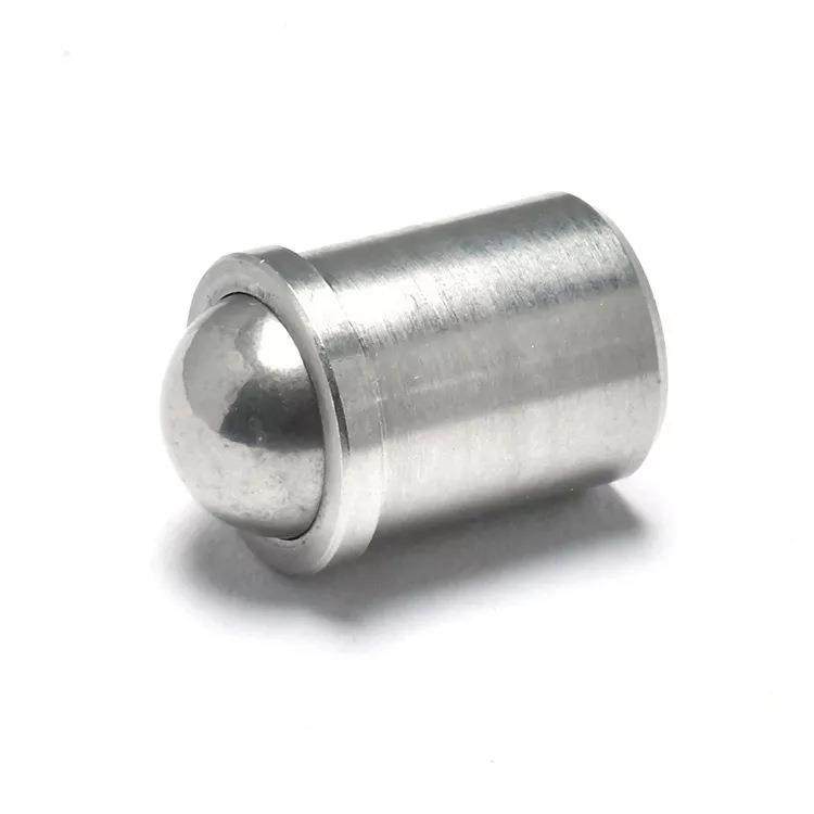 直销新款PC818 2208系列碰珠球头柱塞光身无台阶弹簧钢珠定位珠