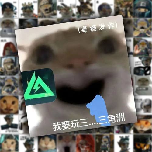 160张三角洲行动猛攻鼠鼠表情包贴纸搞笑沙雕趣味梗图diy手账桌面