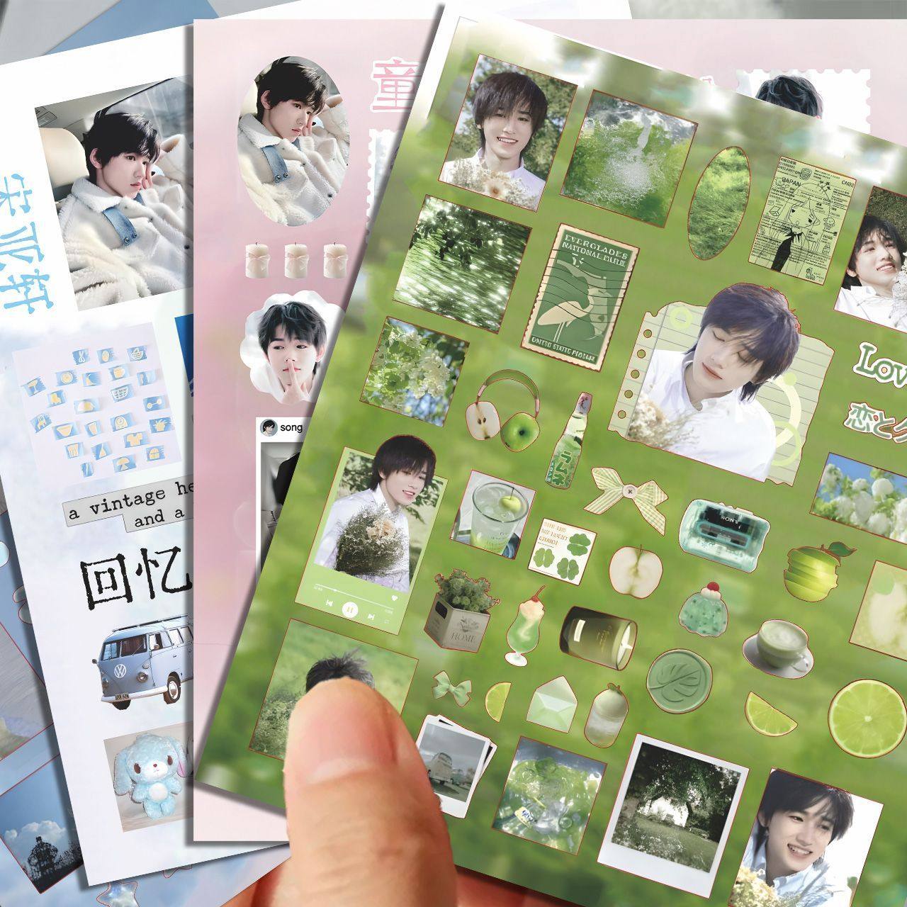 宋亚轩拼贴素材贴纸TNT时代少年团周边高颜值ins风手账桌面笔记本,文具电教/文化用品/商务用品,贴纸/立体贴纸,淘宝优惠券,粉丝福利购,淘宝优惠卷