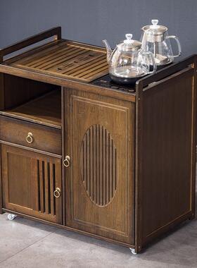 移VLE动茶桌实茶家厅用非木茶车客泡台茶几茶具套装全自动烧水壶