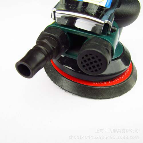 5”气磨机风动砂磨MEU机125m粘m5寸圆盘式磨片气动抛机打机托光盘