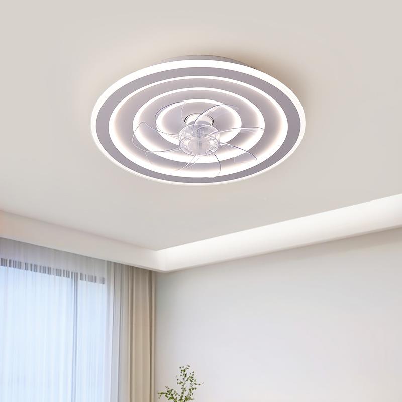 跨境直供创意卧室扇吸顶风房间扇灯吊灯温馨大气房主卧儿X371风扇