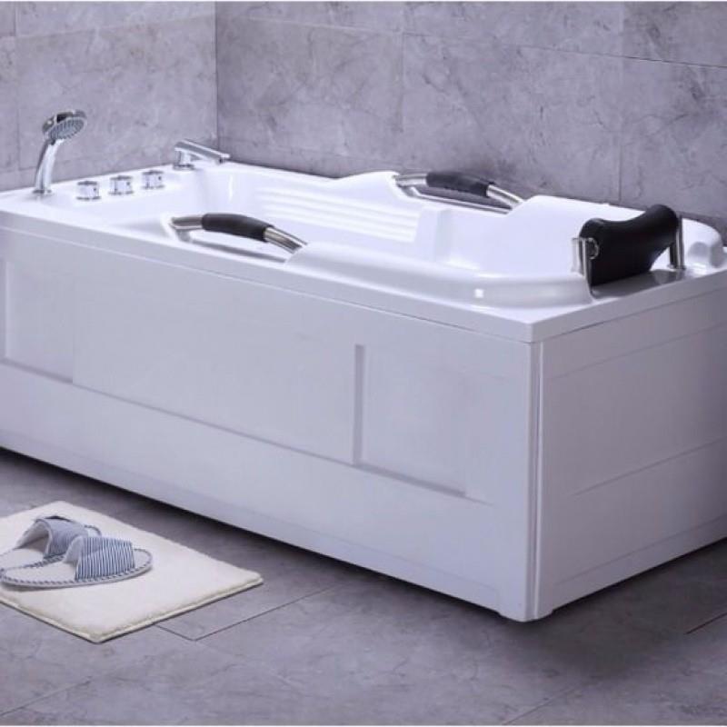 22质5亚克力材普通家0用成裙人双扶手浴缸双AL100963边单人保温加