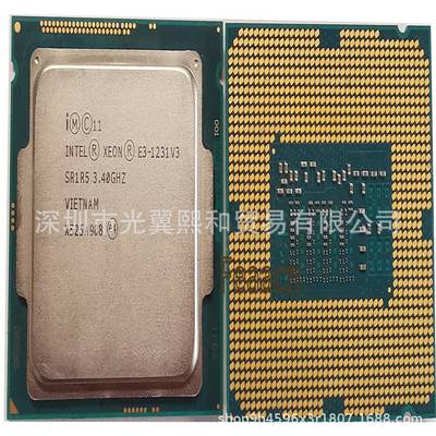 lntel至强E-1231V3SR1R53.L40GHZ3GA11MRE5080W四核
