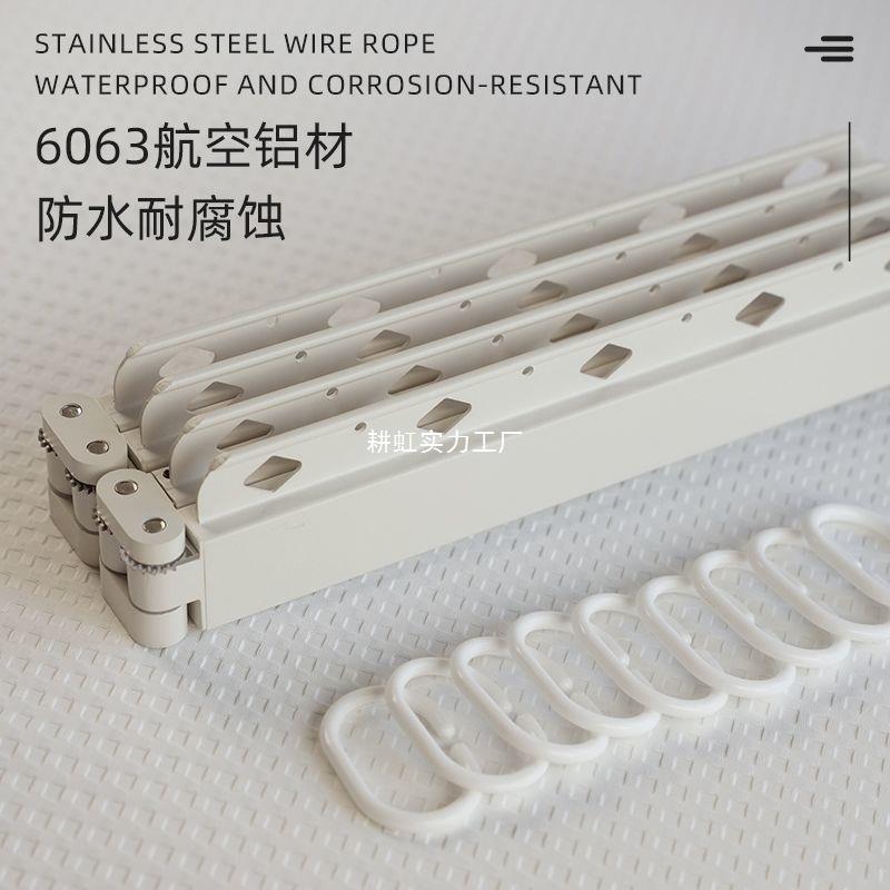 可折叠浴帘浴分卫生间室免打孔干OVI湿晾衣隐形防水淋浴隔离断帘