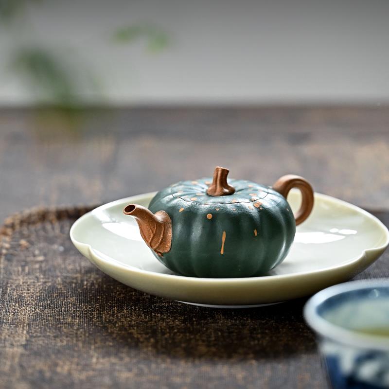 6M0宜兴原矿紫砂壶泡茶李新生生手工仿壶器茶壶绿F7656HS7泥粉8浆