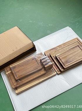 相思木砧板套装家实水木厨房用切菜板加厚案板双面UEY带槽揉面板